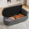Merax : chaise longue avec espace de rangement et structure Voir les images du produit 16