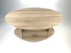 Couchtisch Wohnzimmertisch Oval Landhaus Sonoma Eiche hell Produktbild-Vorschau 6