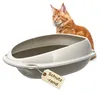 Katzenklo mit Rand Katzenklo Offen Katzentoilette moderne Produktbild-Vorschau 1