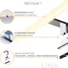 SSC-LUXon LINA Spiegelleuchte 50cm silber glänzend - Bad Produktbild-Vorschau 3