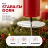 4X Kerzenhalter Silber Kerzenteller Adventskranzstecker Produktbild-Vorschau 2