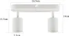 ZMH LED Deckenleuchte Weiß 2 Flammig Deckenlampe  Produktbild-Vorschau 4