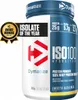 A product shot of a Dymatize ISO 100 Hydrolyzed Whey Protein Isolate container. Produktbild-Vorschau