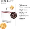Rotho Loft, Dozownik, Prostokątny, 3,2 l, Przezroczysty, Podgląd zdjęcia produktu 10