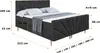 ALTDECOR Boxspringbett mit Holz Füßen, Matratze und Produktbild-Vorschau 6