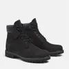 A pair of black Timberland boots on a white background. Produktbild-Vorschau