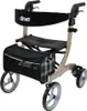 A studio shot of a gold and black Drive Medical Nitro rollator. Produktbild-Vorschau