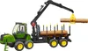 Bruder 02133 - John Deere 1210E bagr s drapákem na dřevo, Náhled obrázku produktu 23