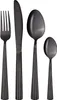 Besteckset Athen, 16-teilig, 4 Personen, schwarz, Edelstahl Produktbild-Vorschau 1