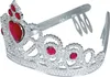 Principessa Diadema Carnevale Cuore Gioielli Fiaba Regina Anteprima dell’immagine prodotto 3