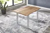 Esstisch Baumkante massiv Akazie naturfarben 100 x 70 cm Produktbild-Vorschau 3