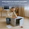 Extralink Szafa sieciowa serwerowa 6U wisząca 600x600 szara Podgląd zdjęcia produktu 6