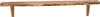 A wooden bench with a live edge top and two legs, presented on a white background. Produktbild-Vorschau