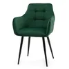 NEW HOME Krzesło glamour GALLO tapicerowane krzesło do Podgląd zdjęcia produktu 3