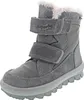 A single gray boot with pink trim is shown against a white background. Voir les images du produit