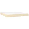 Cloris Designermöbel Boxspringbett mit Matratze Creme Produktbild-Vorschau 4
