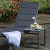 Beistelltisch BARBADOS aus anthrazitgrauem Aluminium Produktbild-Vorschau 3