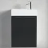 LOMAZOO Toilettenmöbel Matt Schwarz - Wc Möbel - 40x22x60 - Produktbild-Vorschau 4