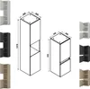 Ensemble Meuble Salle de Bain Suspendu, 3 Éléments MDF avec Voir les images du produit 4
