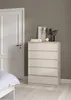 Ansel - Cassettiera, 77x50x111h cm Beige, 5 Cassetti Anteprima dell’immagine prodotto 2