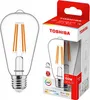 Toshiba LED žiarovka vintage stmievateľná E27 ST64 7W 2700K Náhľad obrázku produktu 1