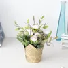 3 Stück Künstliche Balkonpflanzen Rosa Seidenblume Kamelie Produktbild-Vorschau 6