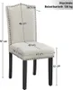 A diagram showing the dimensions of a chair. Podgląd zdjęcia produktu