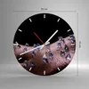 Wanduhr - Rund - Glasuhr - Frau Körper Kristalle Produktbild-Vorschau 3