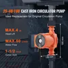 SucceBuy LPS25-4S-180 Pompe de circulation - 220 V, 72 W, Voir les images du produit 2