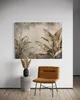 Leinwandbild Exotische Blätter Beige 90x60 Feeby Beige bild Produktbild-Vorschau 2