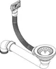 A line drawing of a sink drain assembly. Náhled obrázku produktu