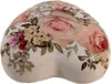 Clayre & Eef Dekoration Herz 11x11x4 cm Weiß Rosa Keramik Produktbild-Vorschau 3