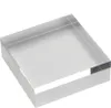 Quadratischer Acrylblock 50x50x20mm transparent, rundum Produktbild-Vorschau 1