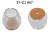 Tappi per gambe di sedie in silicone trasparente - 17-22 mm Anteprima dell’immagine prodotto 5
