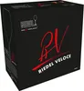 A black box with red and white branding for Riedel wine glasses. Podgląd zdjęcia produktu