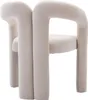 A single beige armchair is shown against a white background. Voir les images du produit