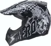 Crosshelm Helm Kinderhelm Motorradhelm Motocross Skeleton Produktbild-Vorschau 1
