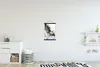 MuchoWow® Textilposter Marmor - Schwarz - Weiß - Gold - Produktbild-Vorschau 2