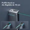 doporro Cabine de Douche en Angle Transparent 90x80x190cm Voir les images du produit 7