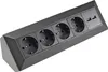 Steckdosenblock 4-Fach mit 2x USB-A, Anthrazit Produktbild-Vorschau 4
