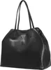 A black Guess shopper bag is shown against a white background. Produktbild-Vorschau