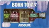 A gift set of Absolut flavored vodkas in small bottles. Produktbild-Vorschau