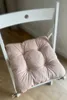 Stuhlkissen, Trapezförmiges Stuhlkissen, Sitzkissen, Beige, Produktbild-Vorschau 4