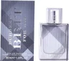 A bottle of Burberry Brit For Him Eau de Toilette and its packaging are displayed side-by-side against a white background. Náhled obrázku produktu