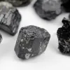 100 g schwarzer natürlicher rauer Turmalin-Mineralstein, Produktbild-Vorschau 4