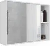 Koupelnová skříňka se zrcadlem Vicco Leano Bílá 80 x 60 cm, Náhled obrázku produktu 7