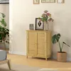 Sideboard im Bohššme-Stil aus Rattan und Bambus, 2 Tš¹ren Produktbild-Vorschau 3