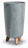 Prosperplast Blumentopf GRACIA TUBUS SLIM Betoneffekt Beton Produktbild-Vorschau 1