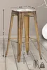 CLP Barhocker Joshua V2 mit Fußstütze,gold Produktbild-Vorschau 3