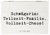 Mr. & Mrs. Panda Truhe Spruch Schwägerin Chaos 22 x 15 cm - Produktbild-Vorschau 1